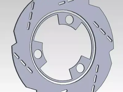 Apache rtr disc brake front Free 3D model