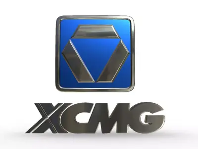 xcmg logo 3D model