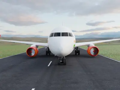 airindia Low-poly 3D model