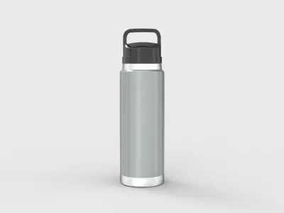 bottle model water Free low-poly 3D model