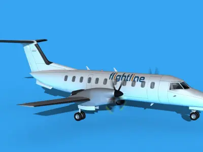 Embraer EMB120 Flightline 3D model