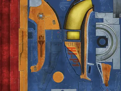 Helicopter 3D Beebop Concept 3D model