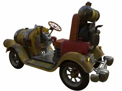 Syrup car Free 3D model