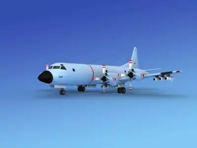 Lockheed P-3 Orion Hellenic Air Force 3D model