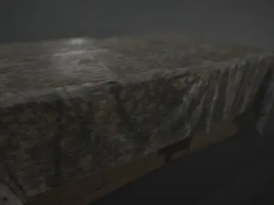 Covered army crates - 4K PBR Ready Low-poly 3D model