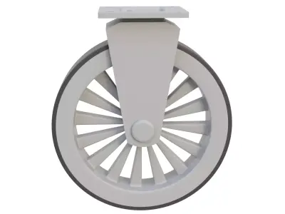 Furniture caster 04 3D model