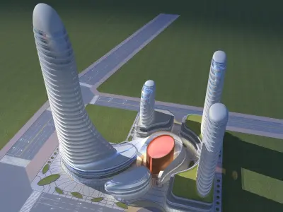 Office Building 3 3D model