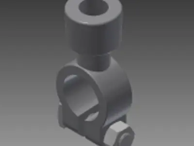 sae battery terminal tube style Free 3D model