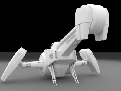 Sandstorm Attack Fighter 3D model