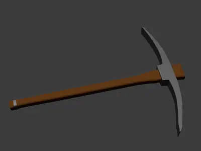 A medieval tools pack Low-poly 3D model