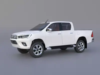 hilux toyota 3d model Free 3D model