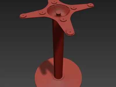 Table leg Free 3D model