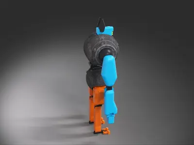 Robotic automat CRb droid 3D model