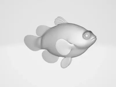 Clownfish 3D model