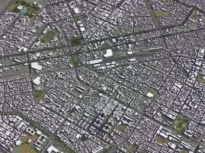 Chiayi Low-poly 3D model