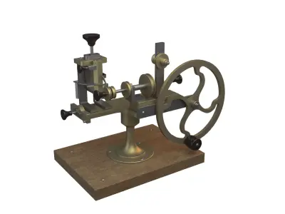 Mechanism steam engine 3D model