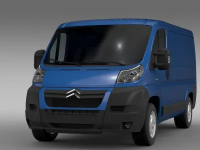Citroen Relay Van L1H1 2006-2014 3D model