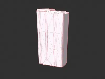 M14 20 Rounds Magazine Low-poly 3D model