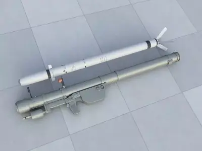 9K32m Strela-2 3D model