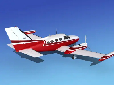 Cessna 421 Golden Eagle V16 3D model