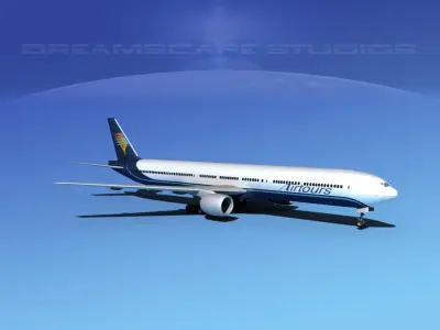 Boeing 777-300 Air Tours 3D model