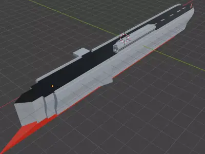 Aircraft Carrier Free 3D model