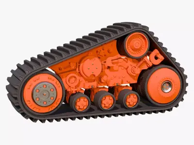 Rubber Track Assembly M1 3D model