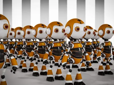 Sci Fi Robot  Low-poly 3D model