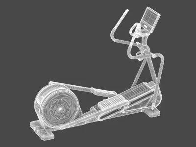 Technogym Elliptical New Excite Synchro 3D model