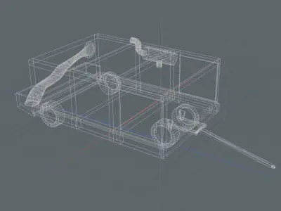 Airport - Air Conditioner Unit Low-poly 3D model