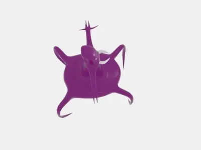 Spider Alien Low-poly 3D model