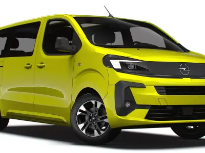 Opel Zafira Life Electric Medium 2024 3D model