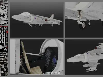 BAe Harrier II GR9 3D model