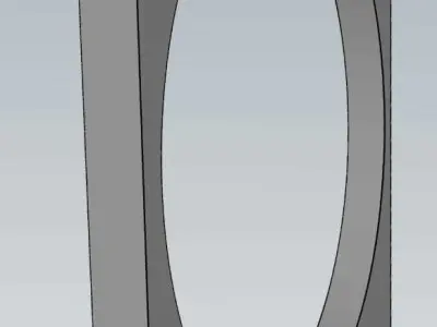 MakeIT Bear Feet Print Mold With Top Frame 3D model