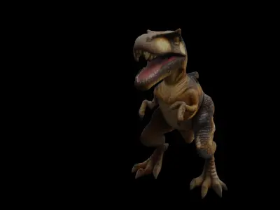 Realistic 3D Tyrannosaurus Rex Model   3D model