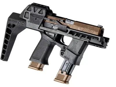 FLUX DEFENSE RAIDER X Low-poly 3D model