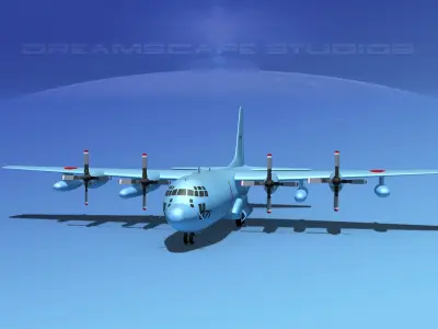 Lockheed C-130 Hercules Japanese   3D model