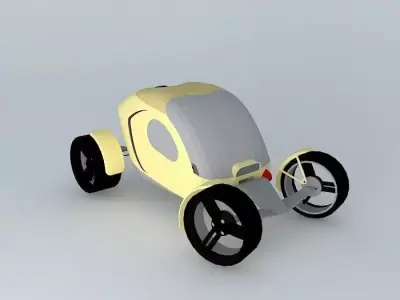 Pumpkin Car Free 3D model