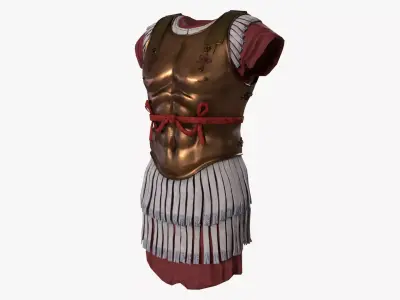 Armour of Gaius Julius Caesar Low-poly 3D model