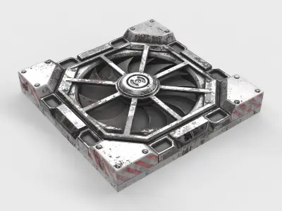 panel sci-fi 02 3D model