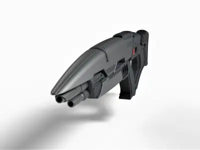 Phaser rifle from the movie Star Trek Into Darkness 2013 3D model