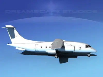 Dornier 328Jet Unmarked 1 3D model