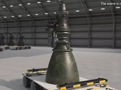 Spacecraft Propulsion System Dirt 3D model