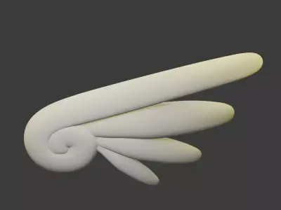 Wing 3D model Free 3D model