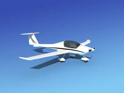 Daimond DA-20 Katana V03 3D model