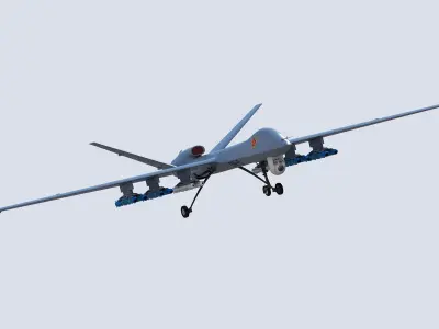 PLA CH-5 UAV 3D model