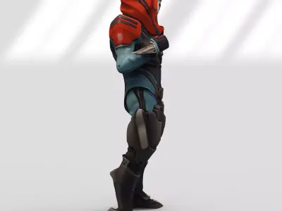 Vendetta skin form Fortnite 3D model
