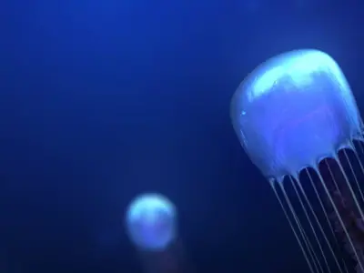 Bio-luminous Jellyfish 3D model