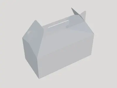 Package Display Box - Geometry Only No Textures No Materials 3D model