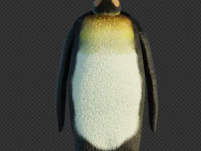 free penguin model Free low-poly 3D model
